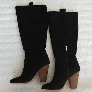 Charles by Charles David Black Suede Boots